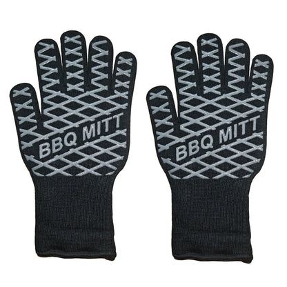BBQ Gloves, 1472°F Extreme Heat Resistant Oven Gloves, Grilling Gloves with Durable Fireproof Kitchen Oven Mitts Designed for C
